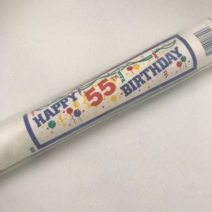 Happy 55th Birthday Banner